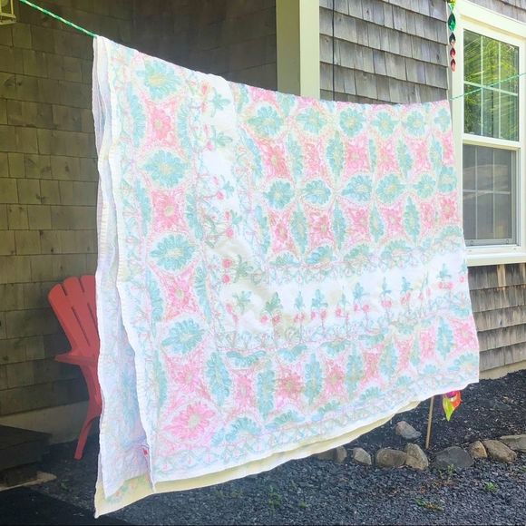 2/$25 🍣 Cotton Candy Sparkle Picnic Blanket or Tablecloth - Picture 1 of 9